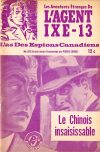 Cover For L'Agent IXE-13 v2 582 - Le chinois insaisissable