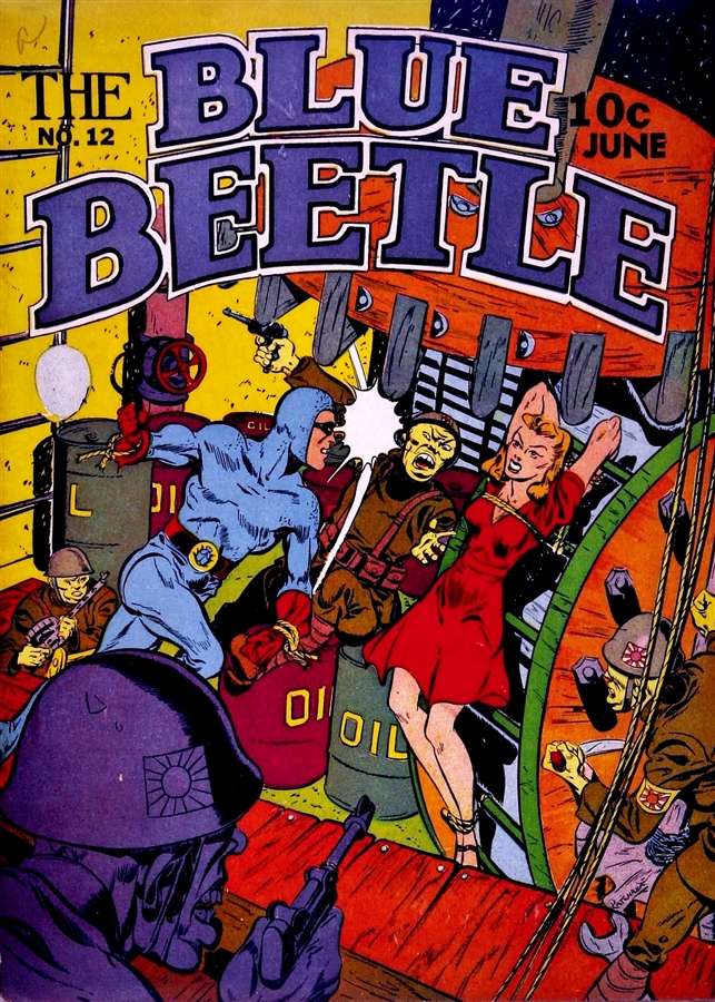 Comic Book Cover For Blue Beetle Comics (Holyoke) Compilation Part 1 (Of 3)