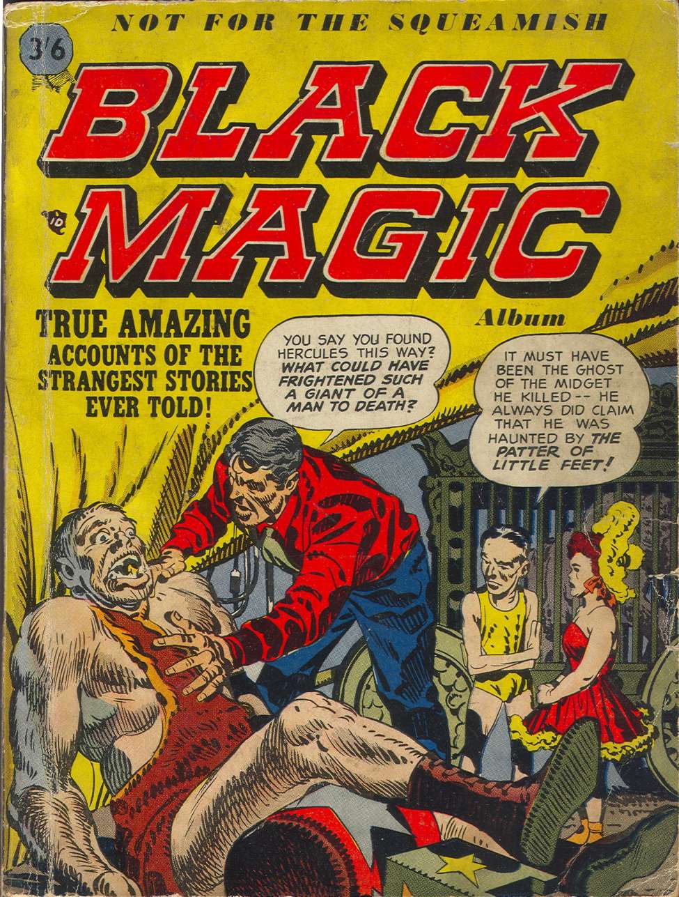 Comic Book Cover For Black Magic Album