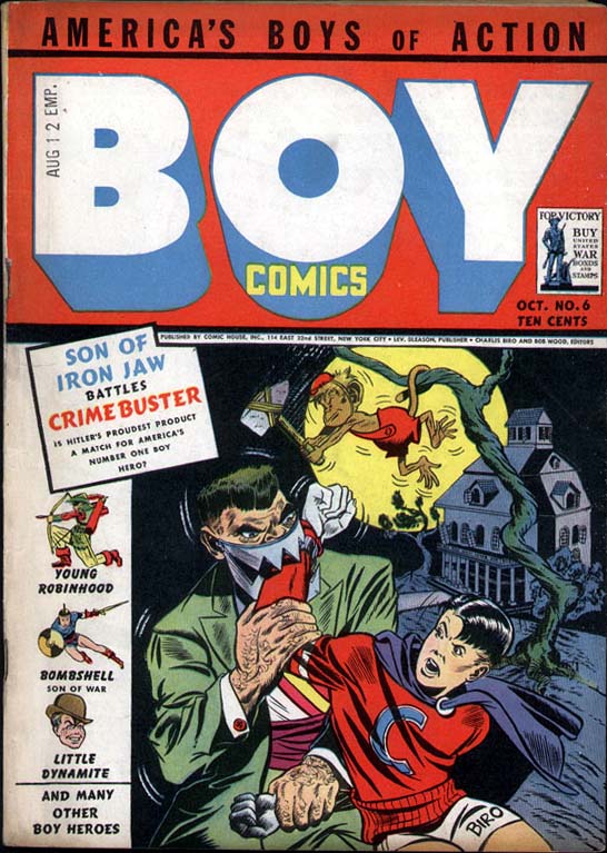 Book Cover For Boy Comics 6 (fiche)