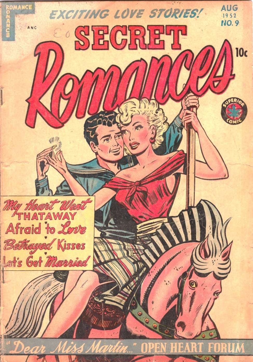 Comic Book Cover For Secret Romances 9
