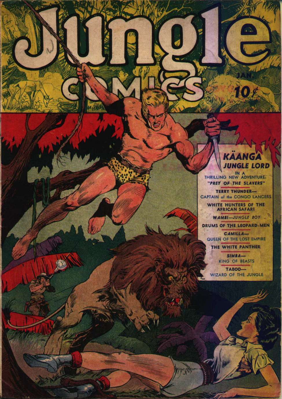 Book Cover For Jungle Comics 1 - Version 1