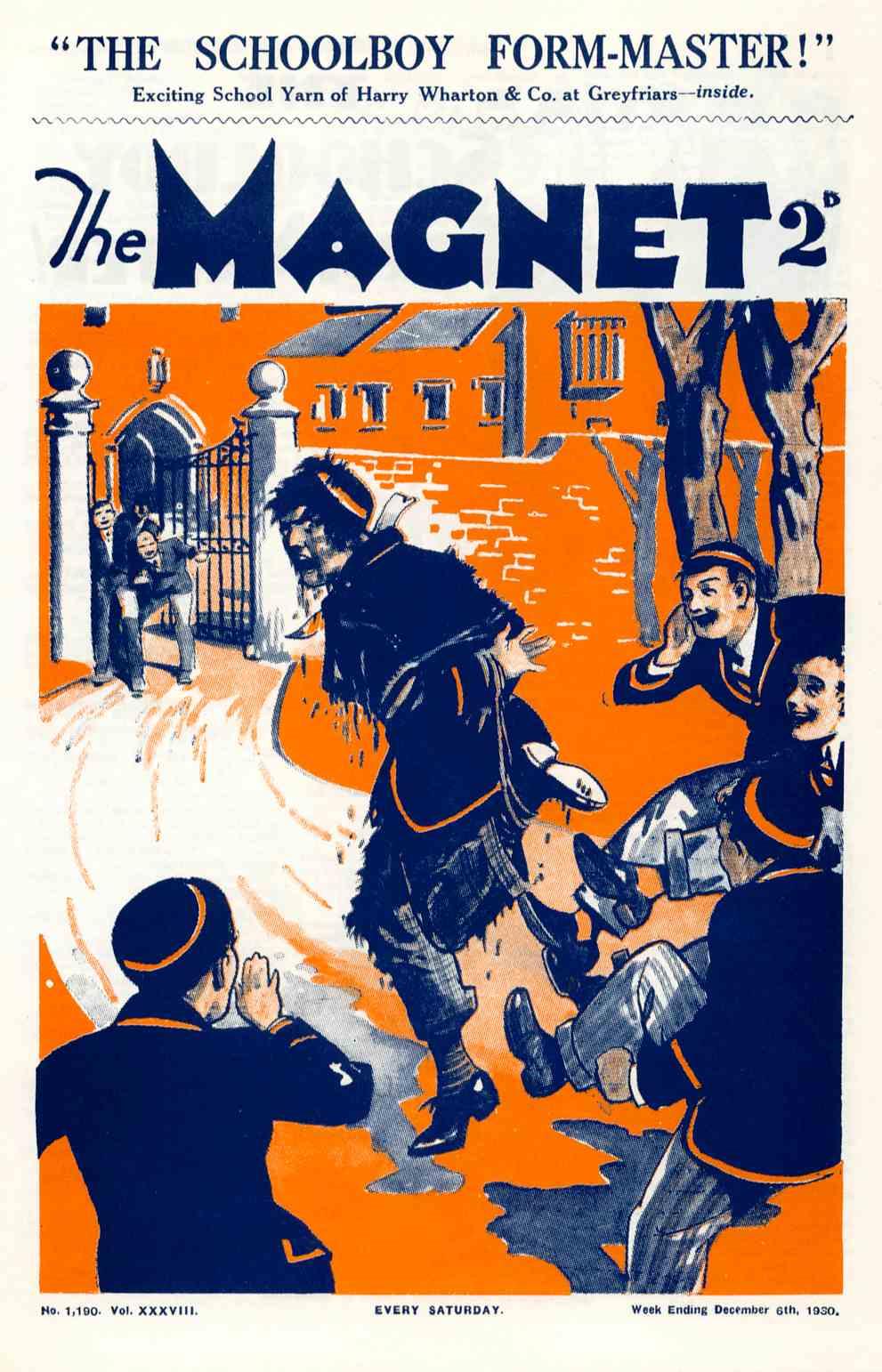 Book Cover For The Magnet 1190 - The Schoolboy Form-Master!