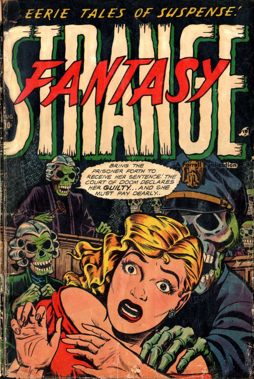 Comic Book Cover For Strange Fantasy 7 - Version 1