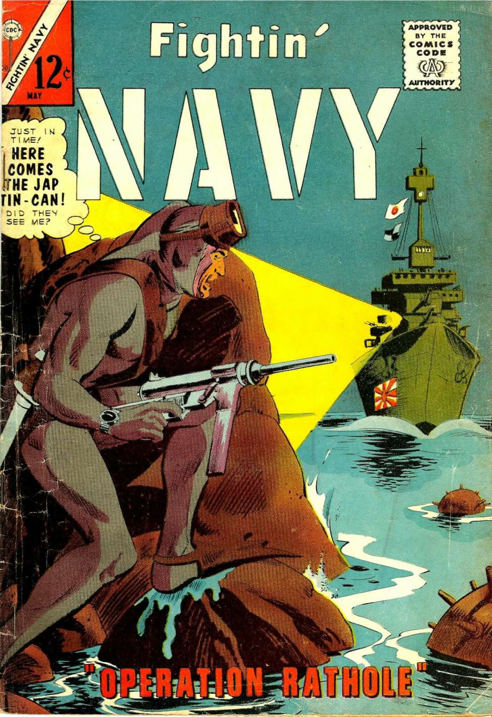 Comic Book Cover For Fightin' Navy 120