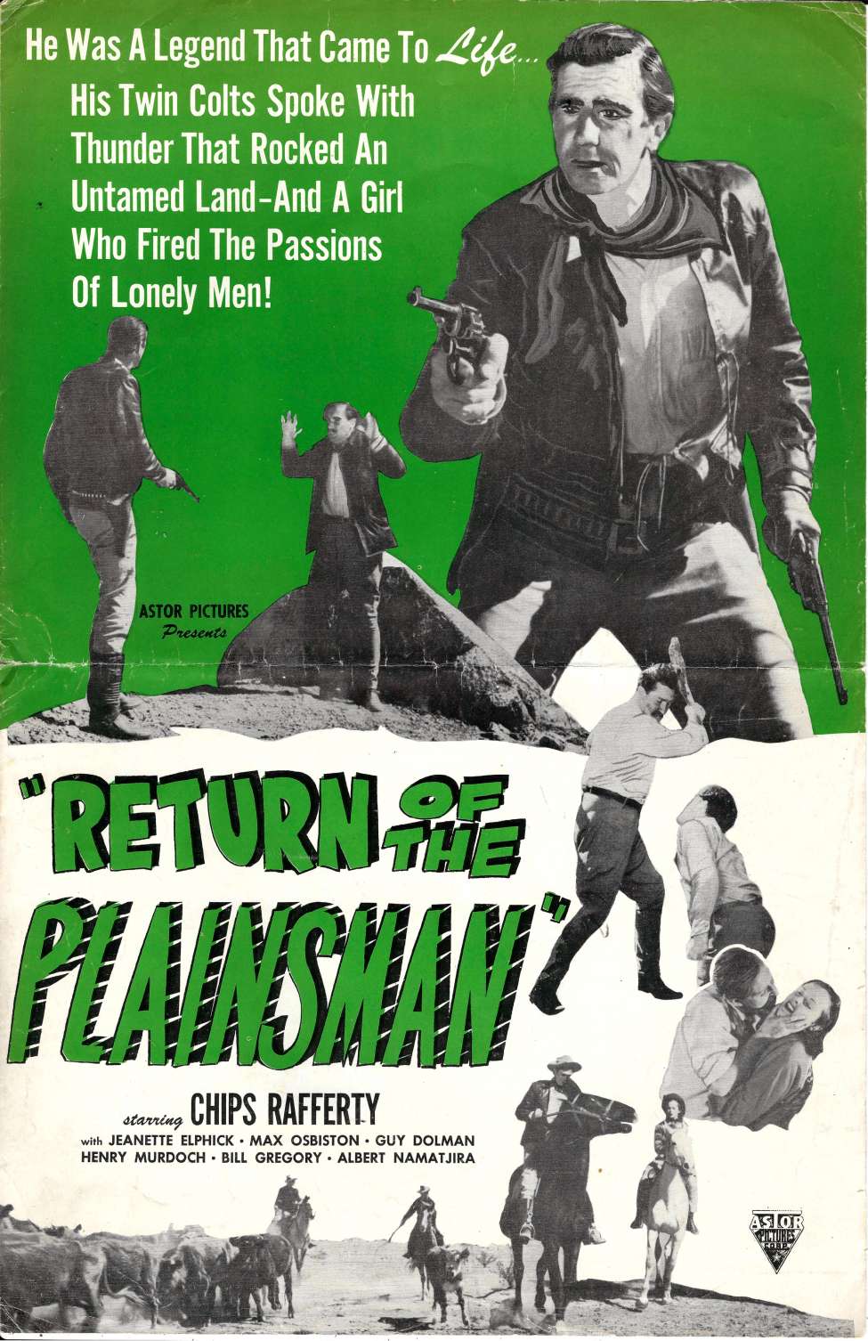 Comic Book Cover For Return Of The Plainsman