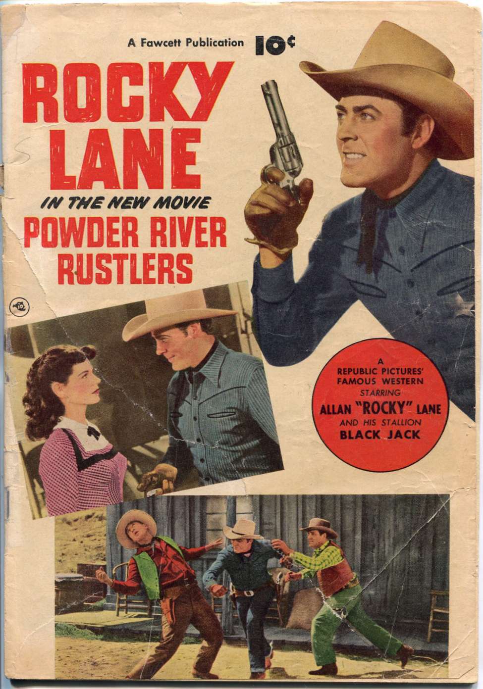 Comic Book Cover For Powder River Rustlers