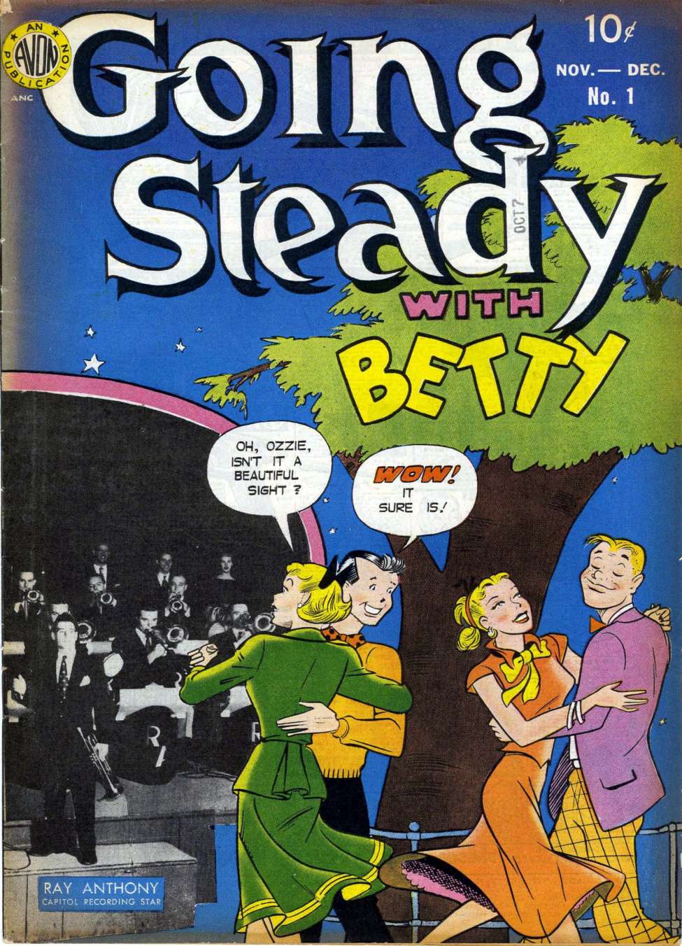 Comic Book Cover For Going Steady With Betty 1