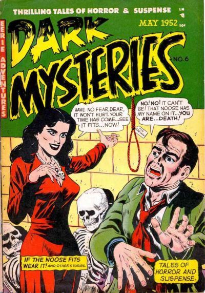 Comic Book Cover For Dark Mysteries 6