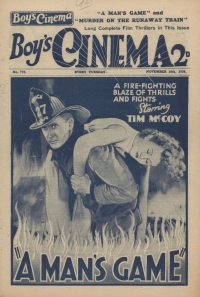 Large Thumbnail For Boy's Cinema 778 - A Man's Game - Tim McCoy