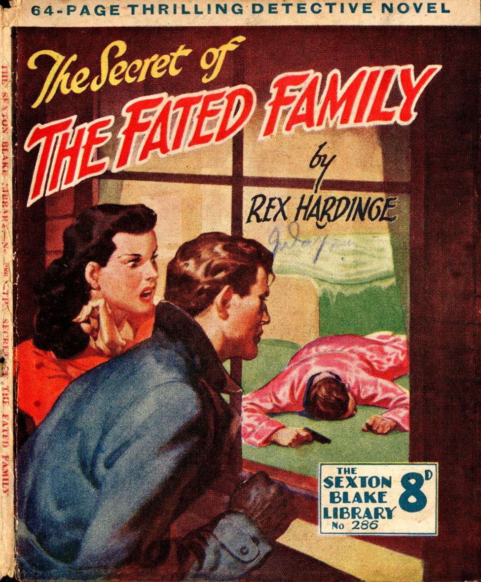 Book Cover For Sexton Blake Library S3 286 - The Secret of the Fated Family