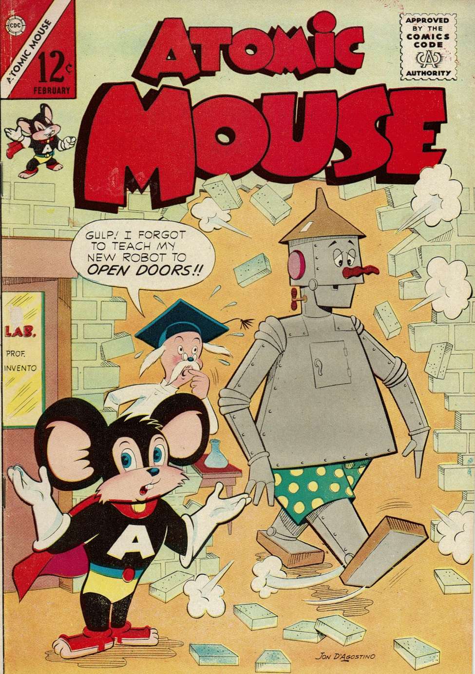 Comic Book Cover For Atomic Mouse 52
