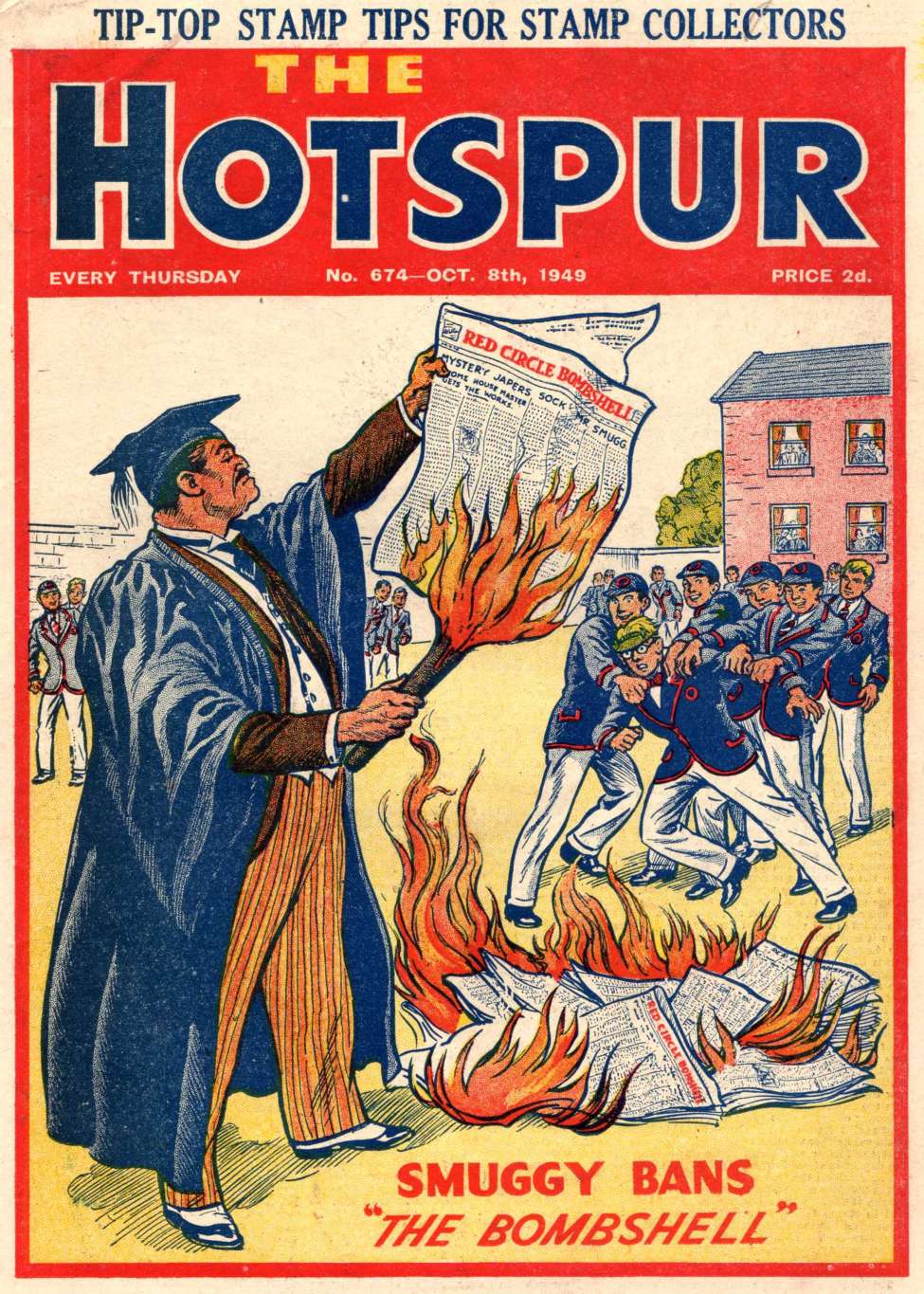 Comic Book Cover For The Hotspur 674