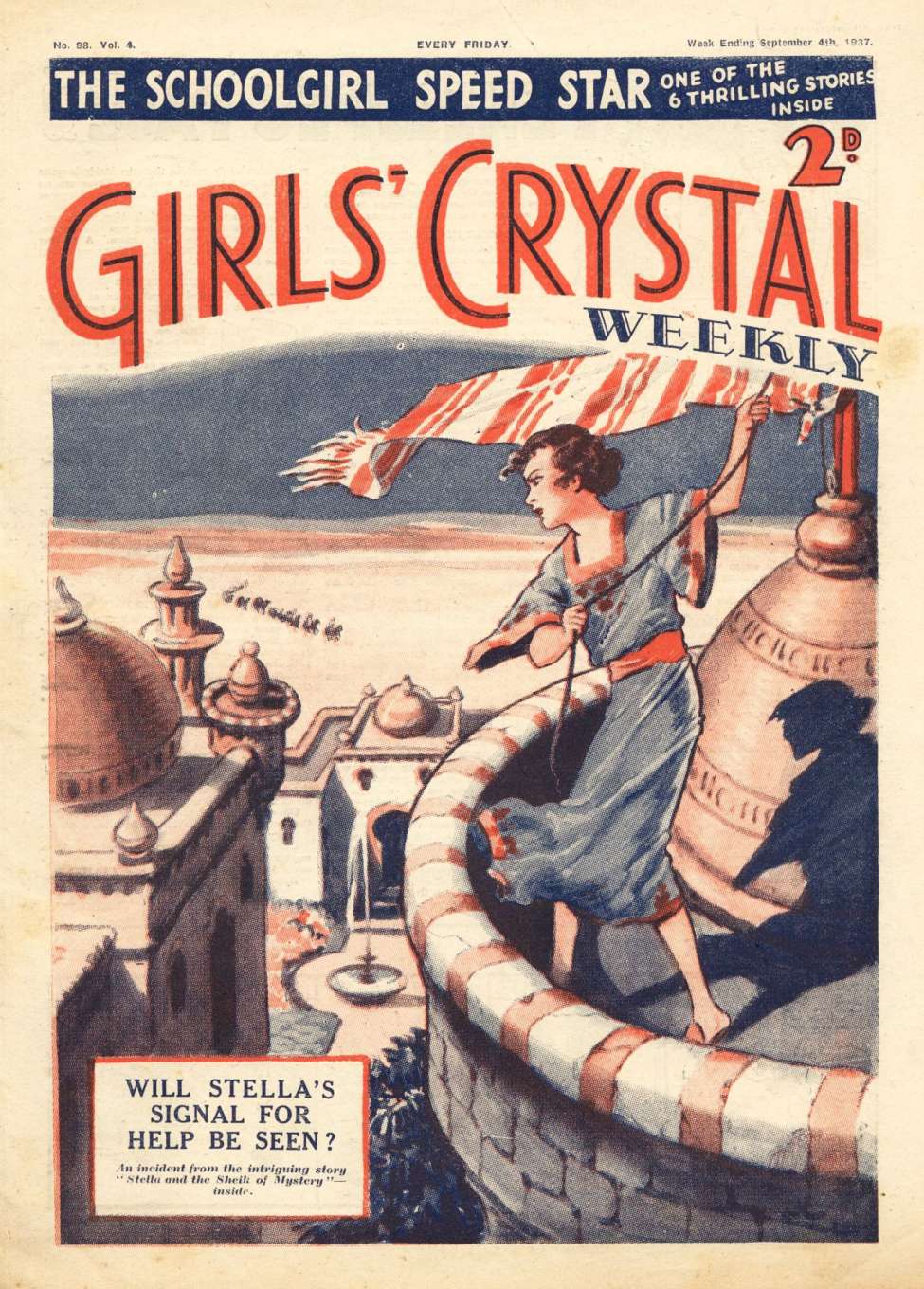 Comic Book Cover For Girls' Crystal 98 - Susie and Her Camera
