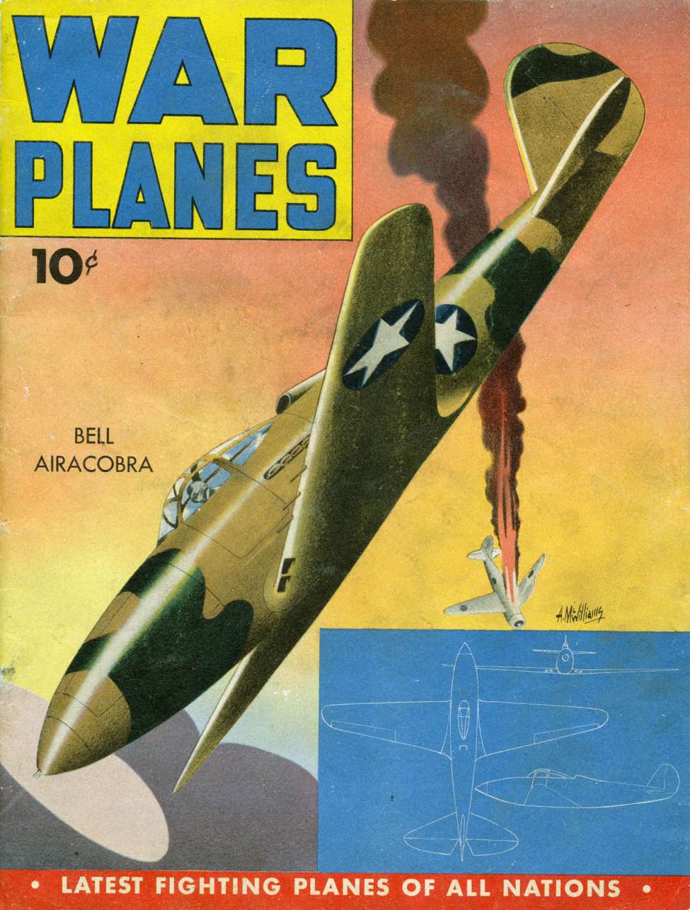 Comic Book Cover For War Planes 1