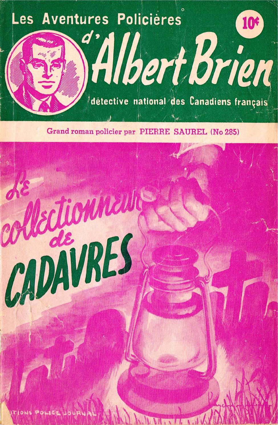 Book Cover For Albert Brien v2 285 - Le collectionneur de cadavres