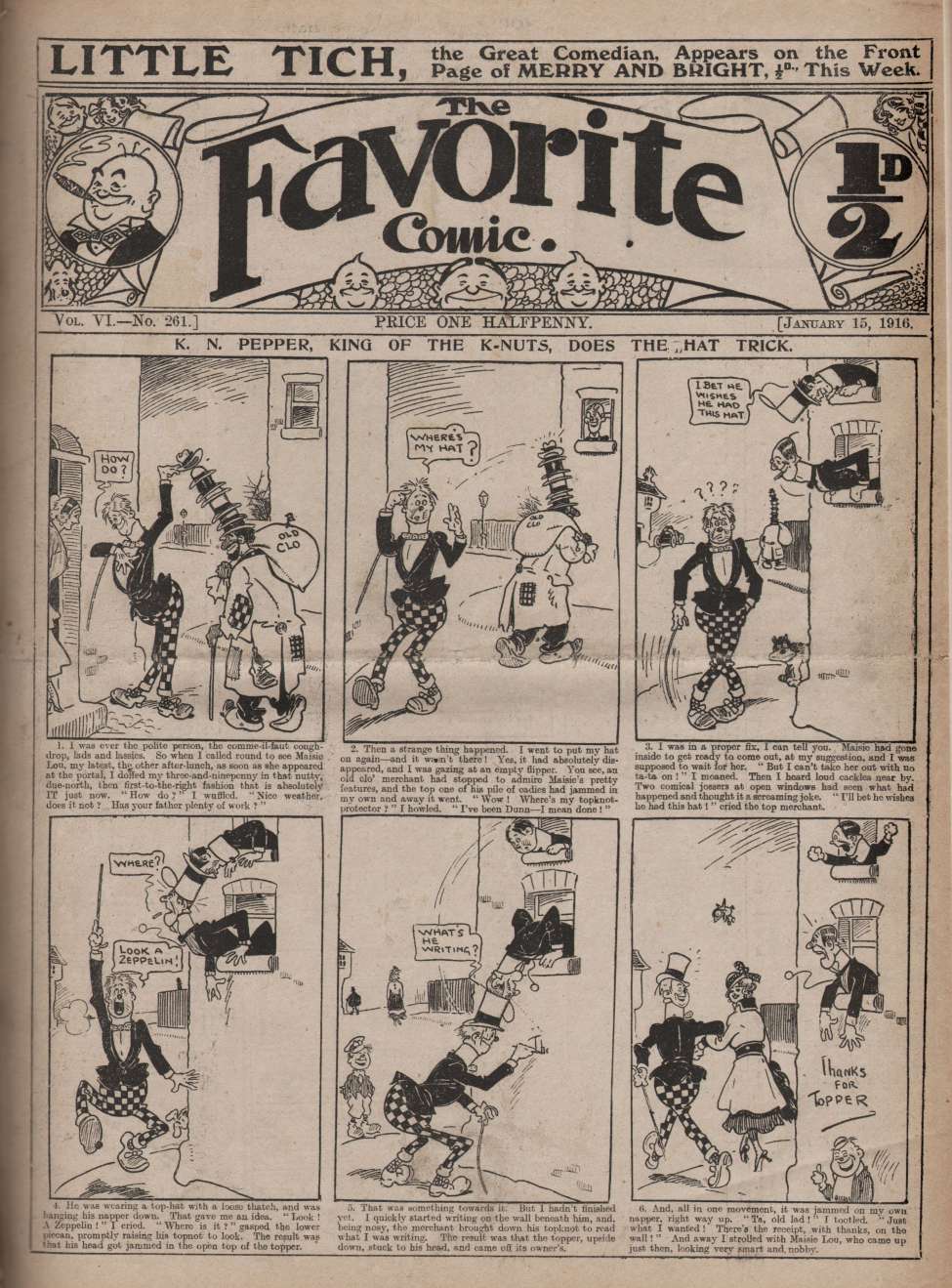 Book Cover For The Favorite Comic 261