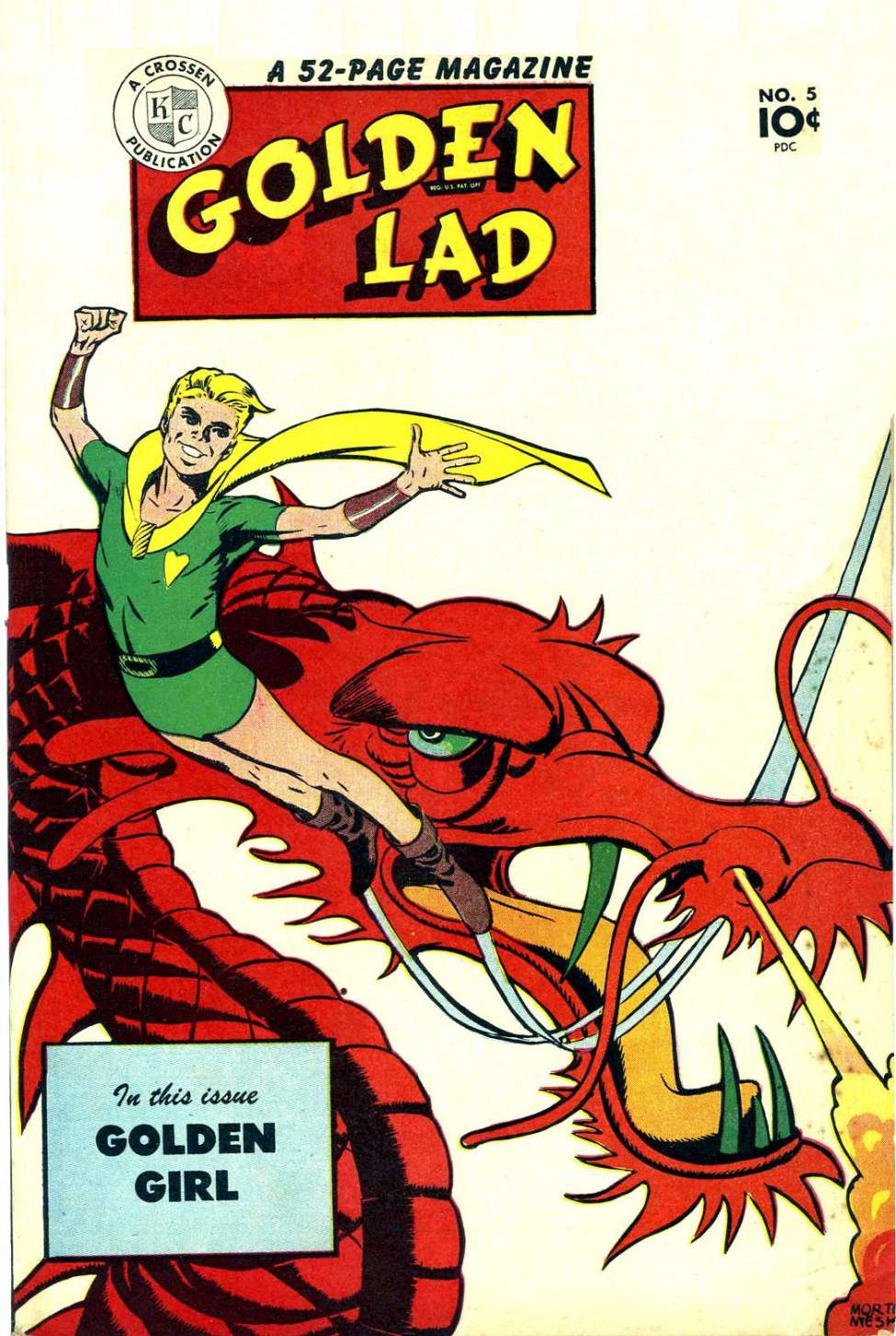 Comic Book Cover For Golden Lad 5 (paper/fiche)