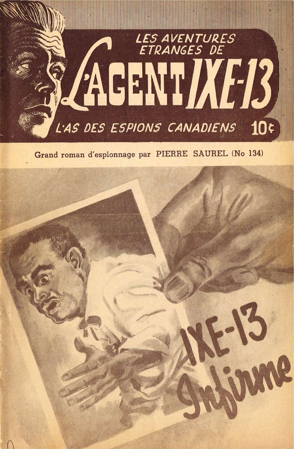 Comic Book Cover For L'Agent IXE-13 v2 134 - IXE-13 infirme