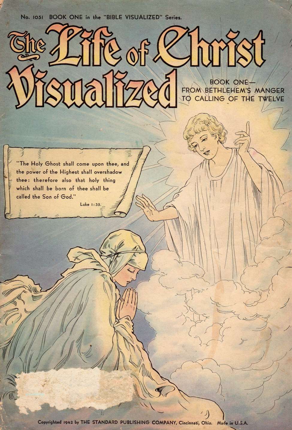 Comic Book Cover For The Life of Christ Visualized 1