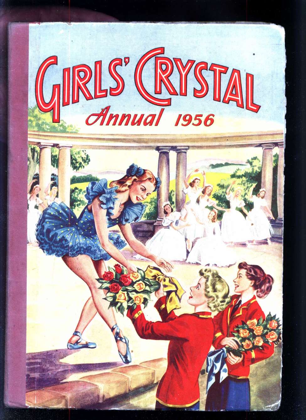 Book Cover For Girls' Crystal Annual 1956