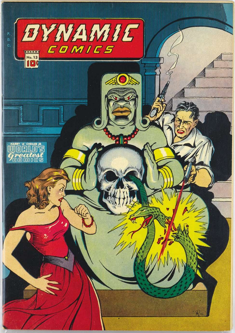 Comic Book Cover For Dynamic Comics 13