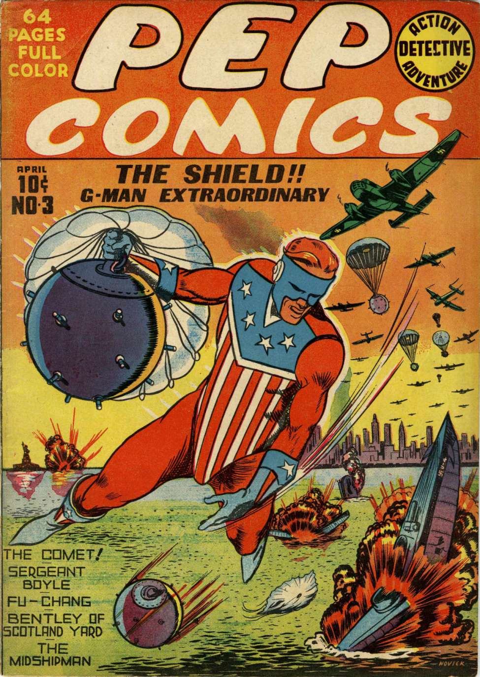 Book Cover For Pep Comics 3