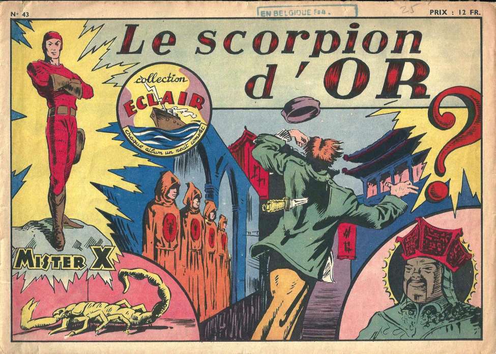 Comic Book Cover For Mister-X 43 - Le scorpion d'or