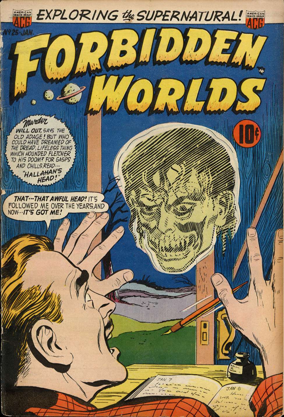Comic Book Cover For Forbidden Worlds 25