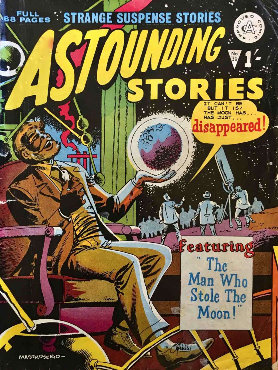 Book Cover For Astounding Stories 39