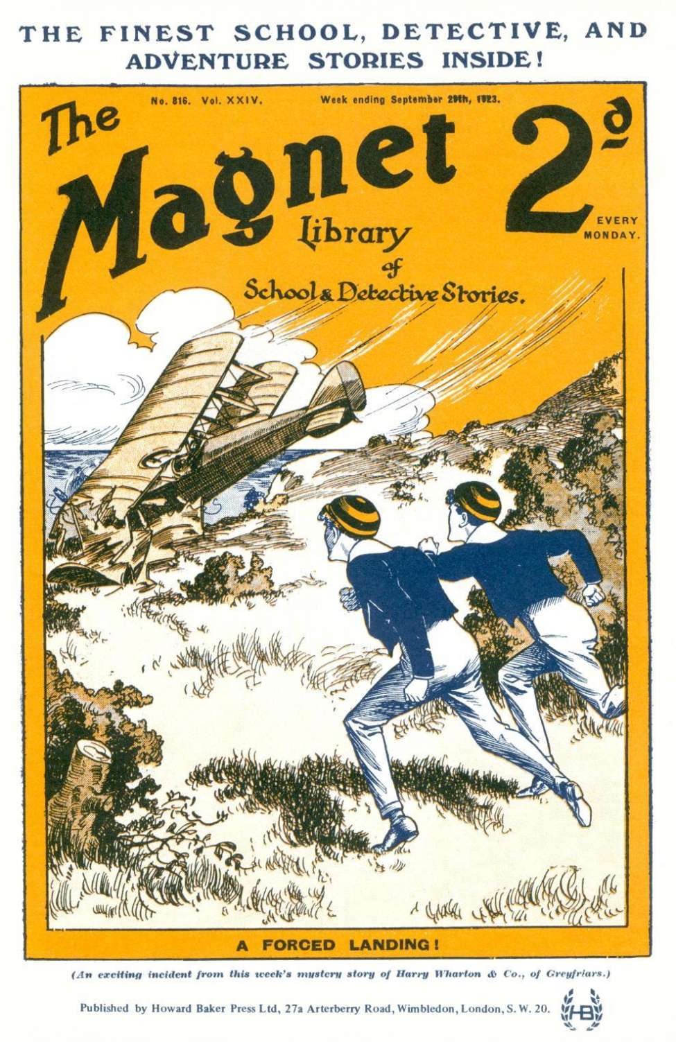 Comic Book Cover For The Magnet 816 - An Island Mystery!