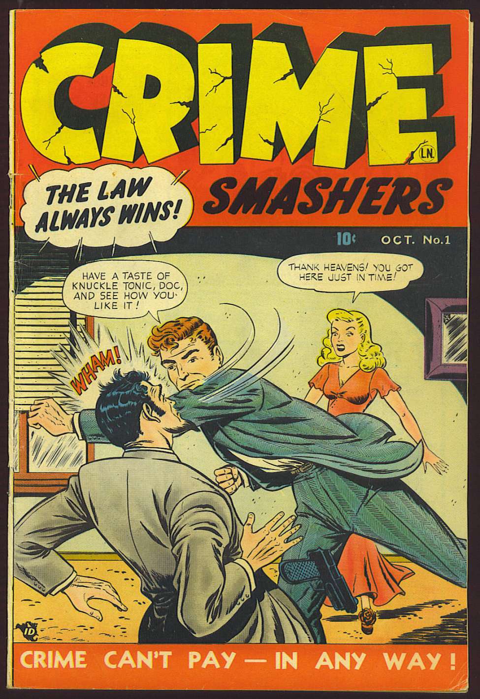 Comic Book Cover For Crime Smashers 1