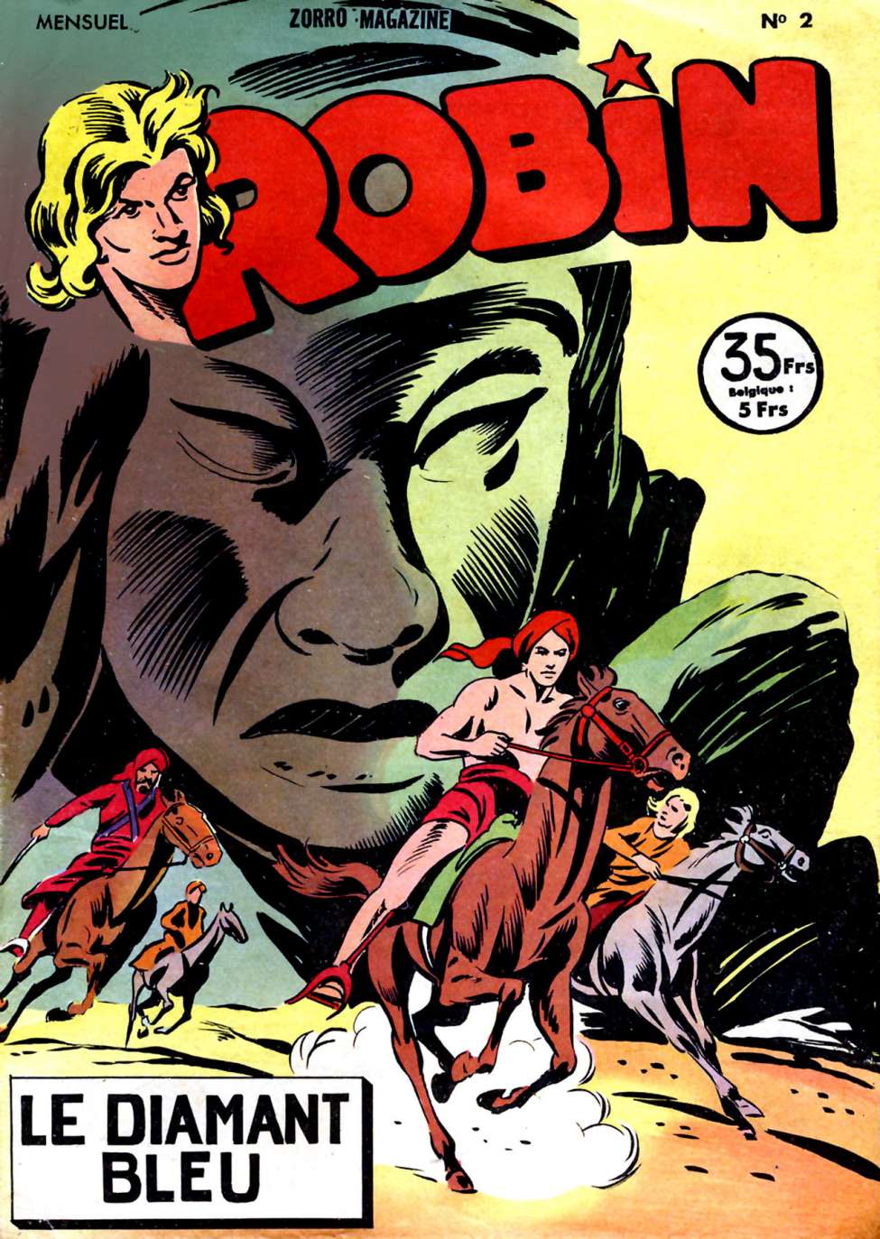 Comic Book Cover For Robin l'Intrépide 2
