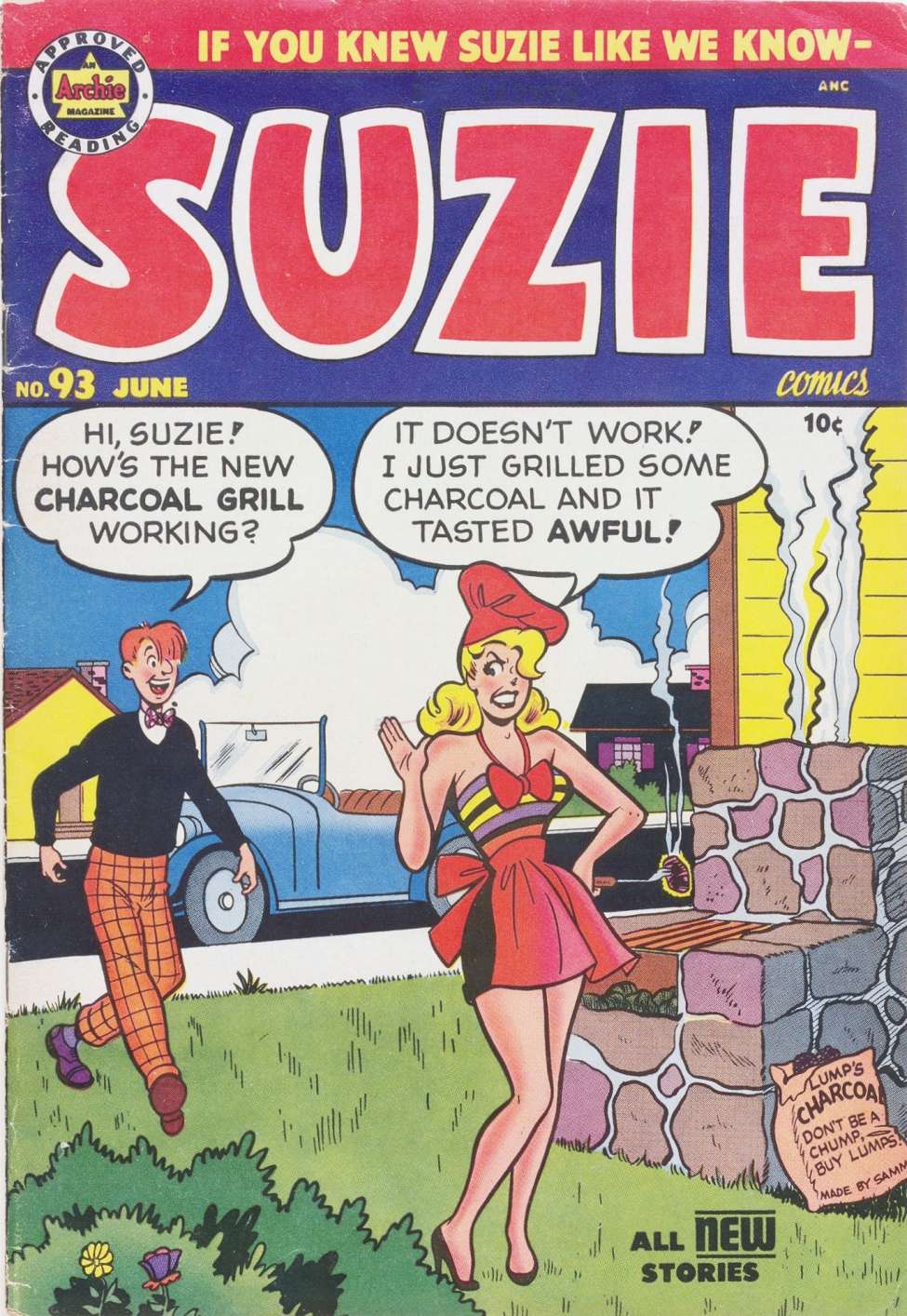 Comic Book Cover For Suzie Comics 93