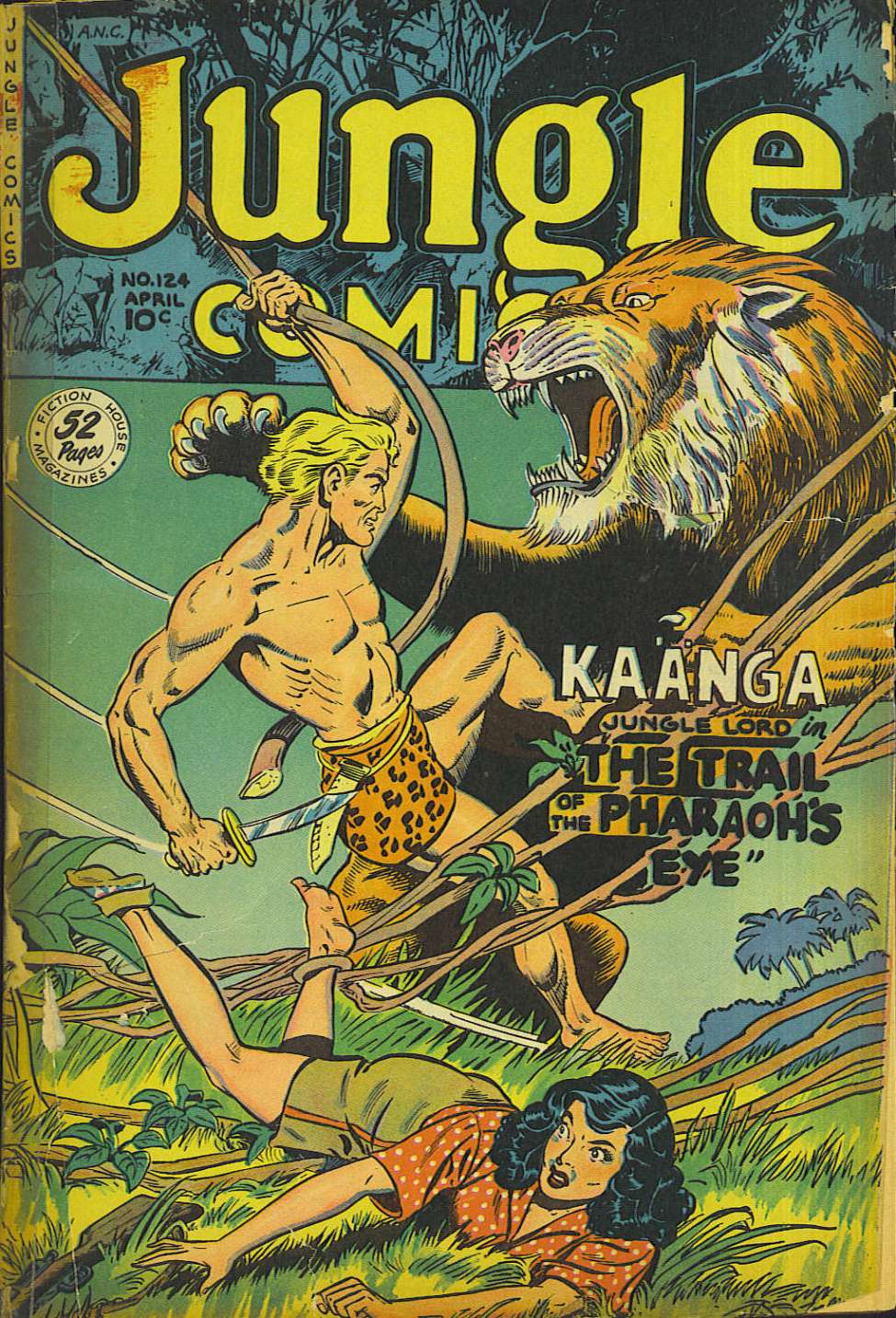 Comic Book Cover For Jungle Comics 124