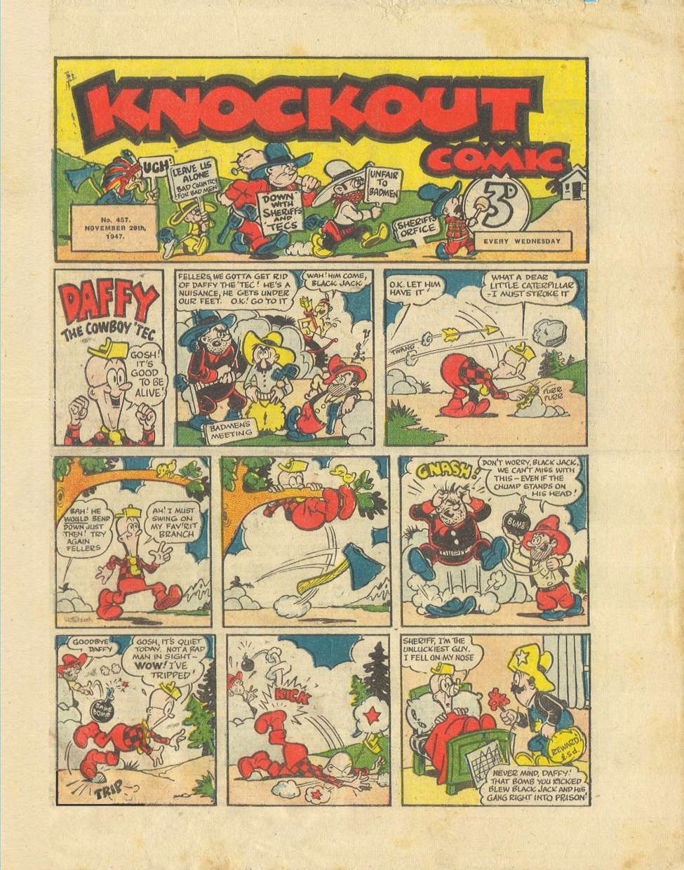 Comic Book Cover For Knockout 457