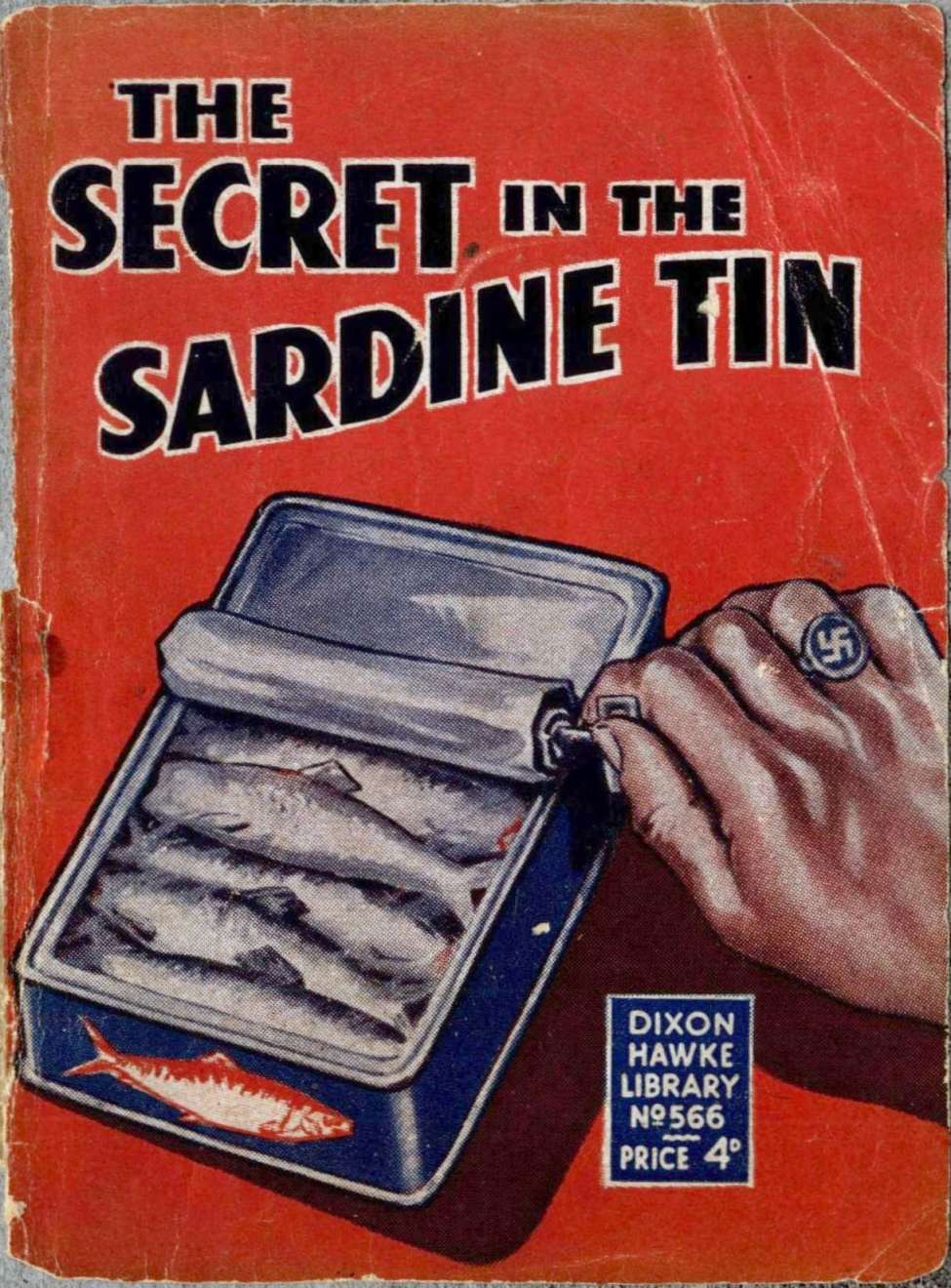 Comic Book Cover For Dixon Hawke Library 566 - The Secret of the Sardine Tin