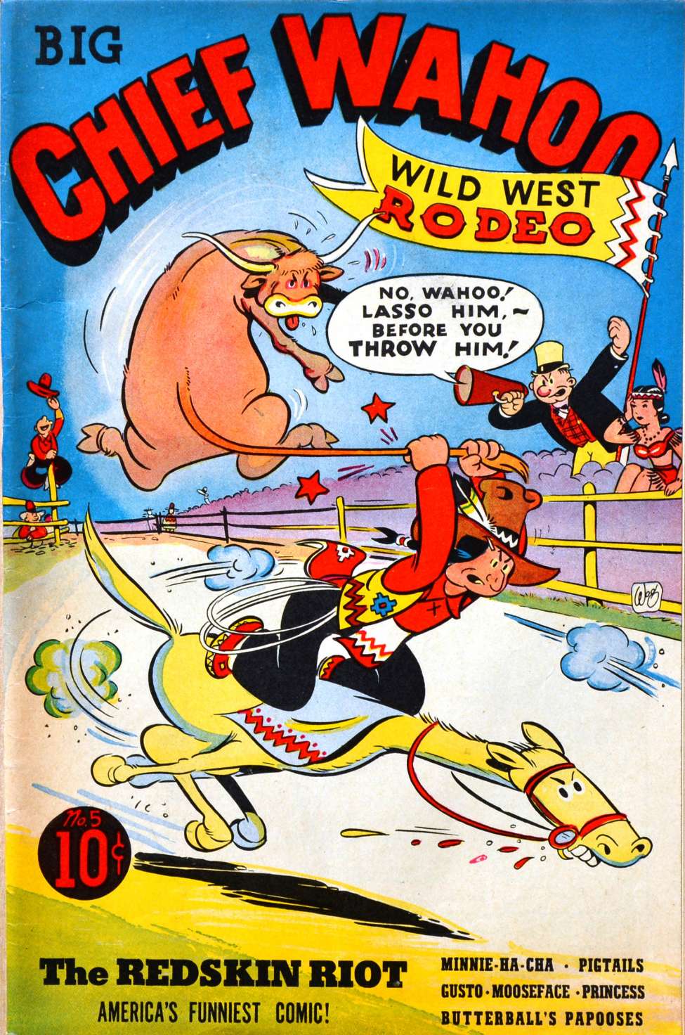 Comic Book Cover For Big Chief Wahoo 5