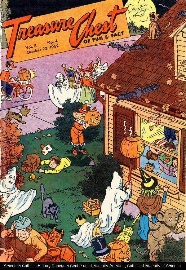 Comic Book Cover For Treasure Chest of Fun and Fact v8 4