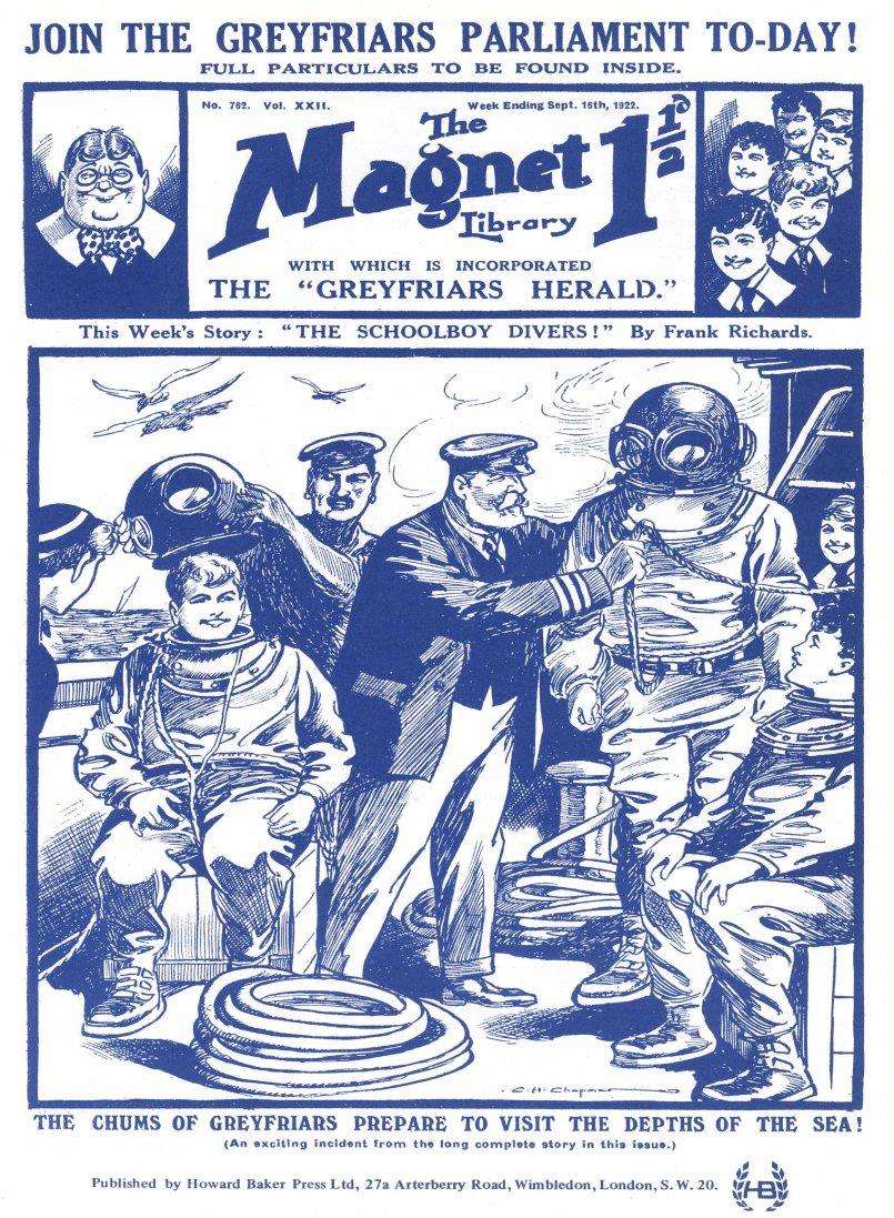 Book Cover For The Magnet 762 - The Schoolboy Divers!