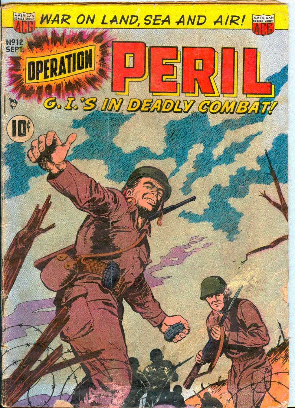 Comic Book Cover For Operation: Peril 12