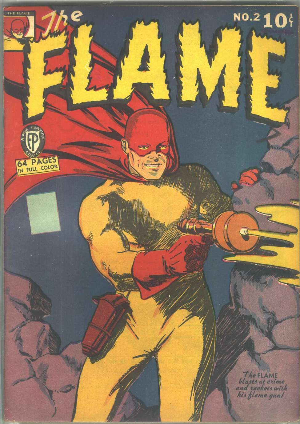 Comic Book Cover For The Flame 2