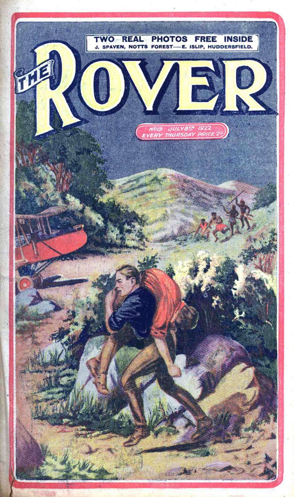Comic Book Cover For The Rover 19