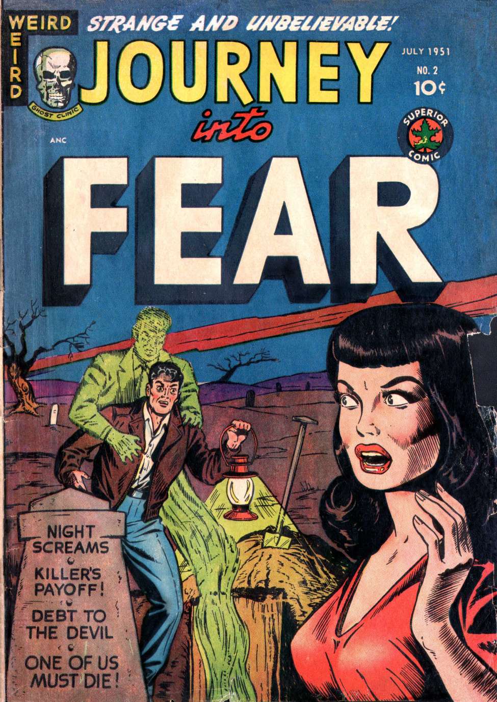 Comic Book Cover For Journey into Fear 2