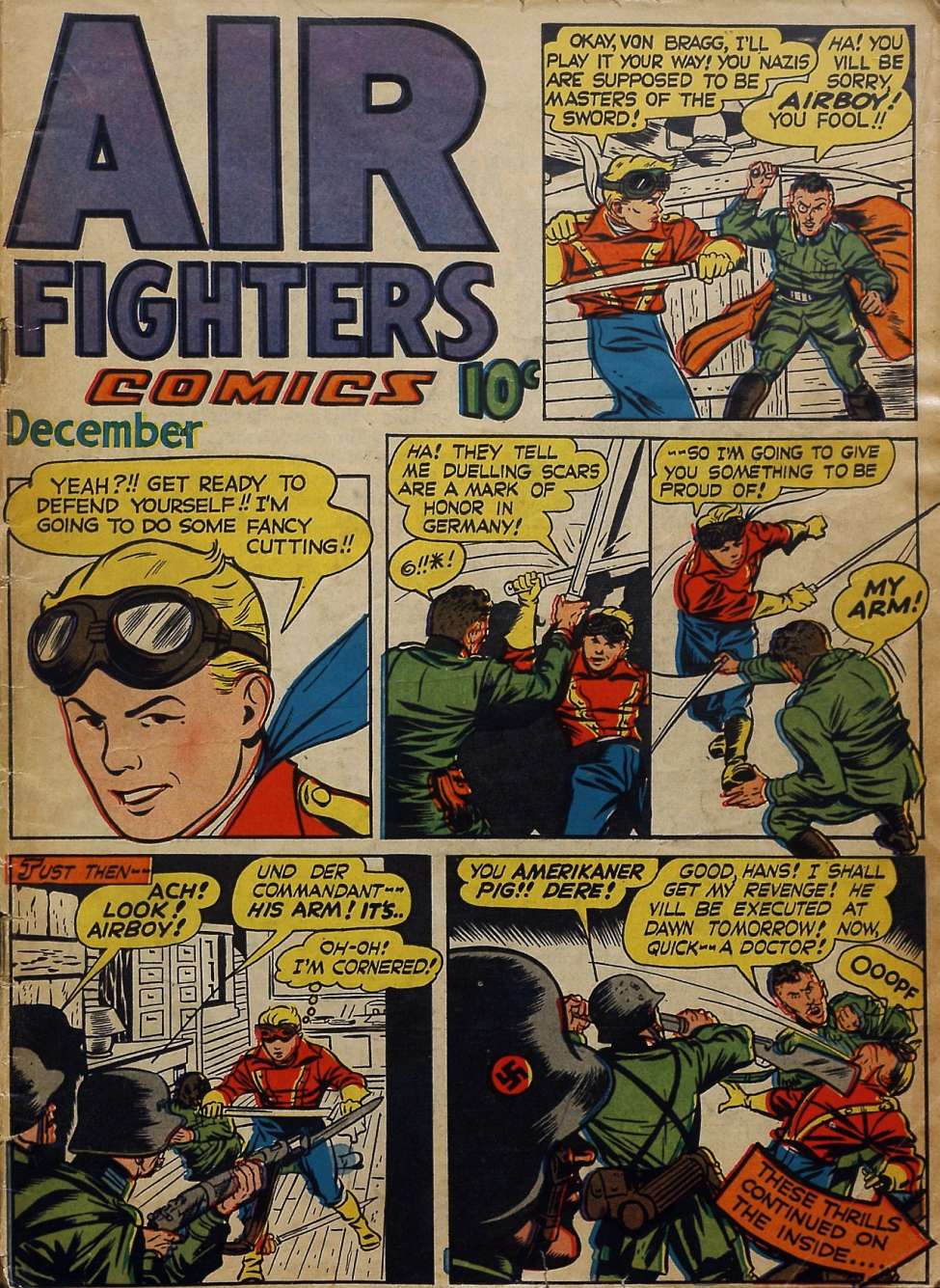 Comic Book Cover For Air Fighters Comics v2 3 (alt)