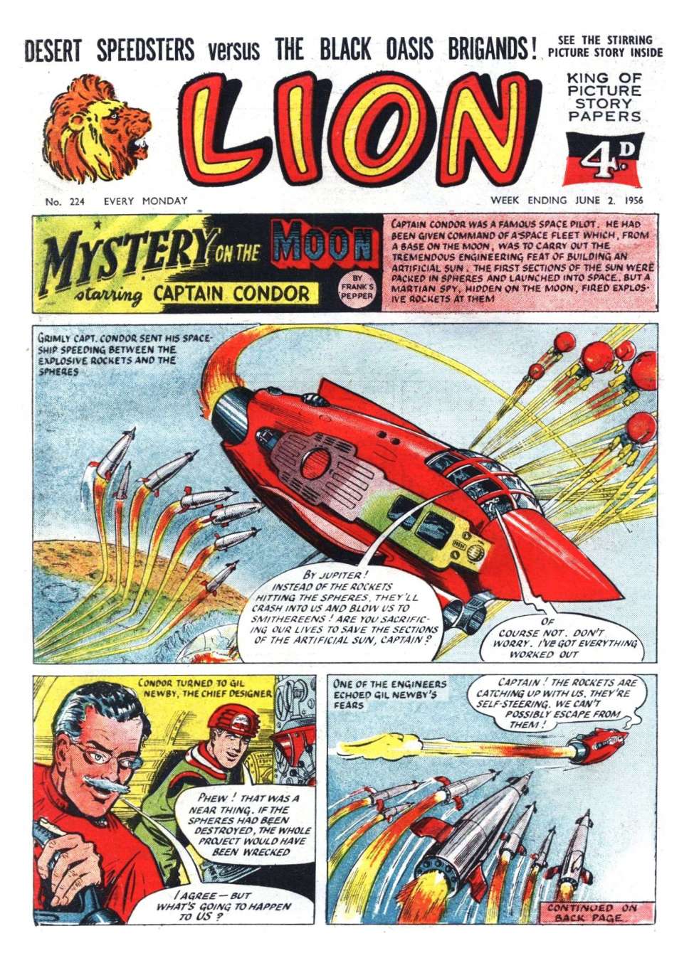 Comic Book Cover For Lion 224