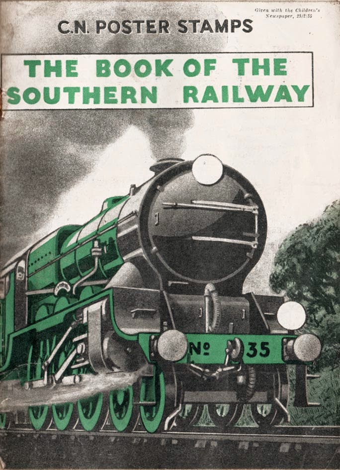 Comic Book Cover For The Book of The Southern Railway