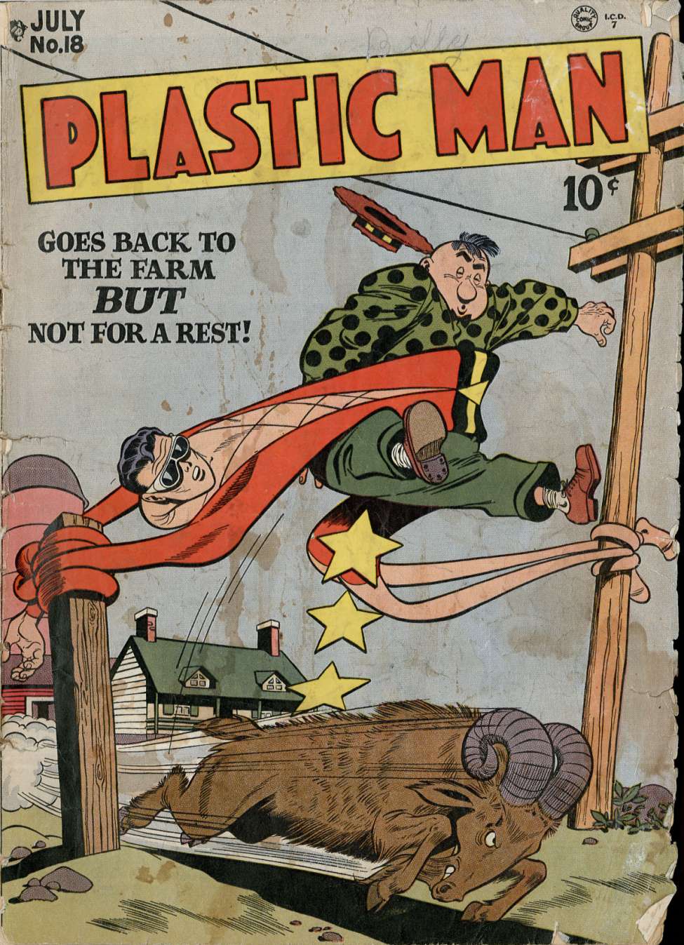 Book Cover For Plastic Man 18