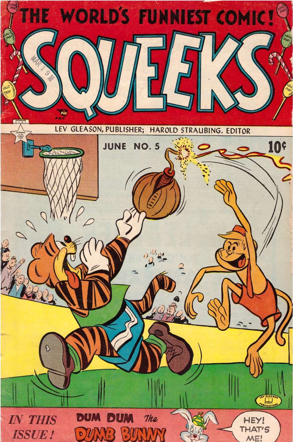 Comic Book Cover For Squeeks 5
