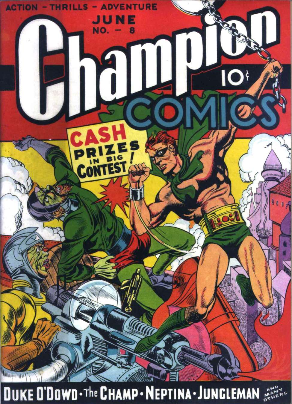 Book Cover For Champion Comics 8